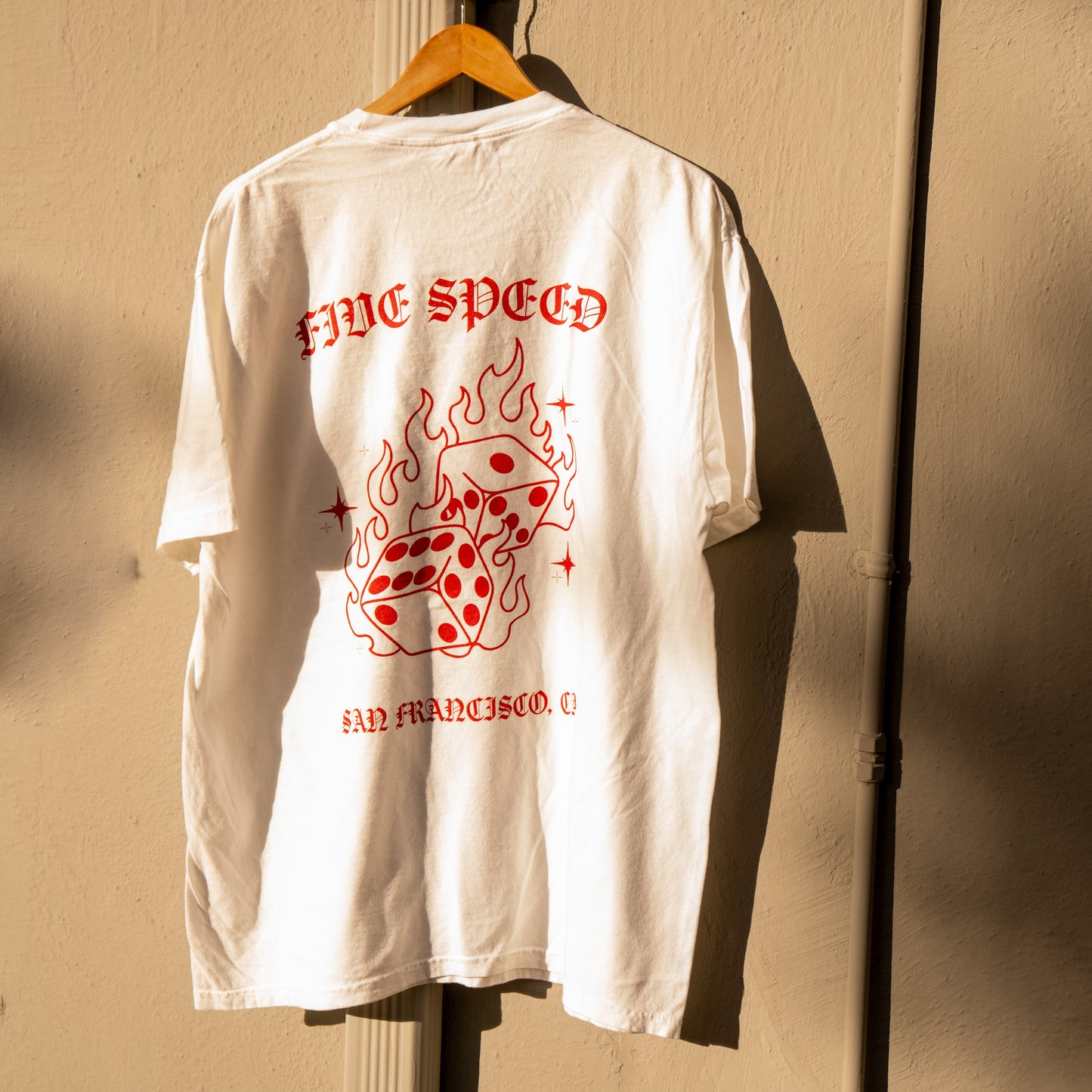 FIVE SPEED SHORT SLEEVE RED DICE