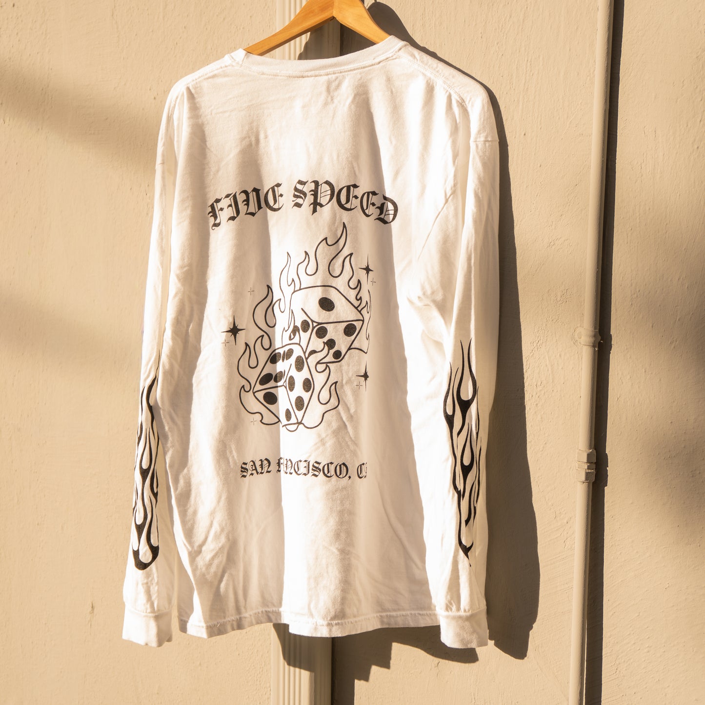 FIVE SPEED LONG SLEEVE FLAMES